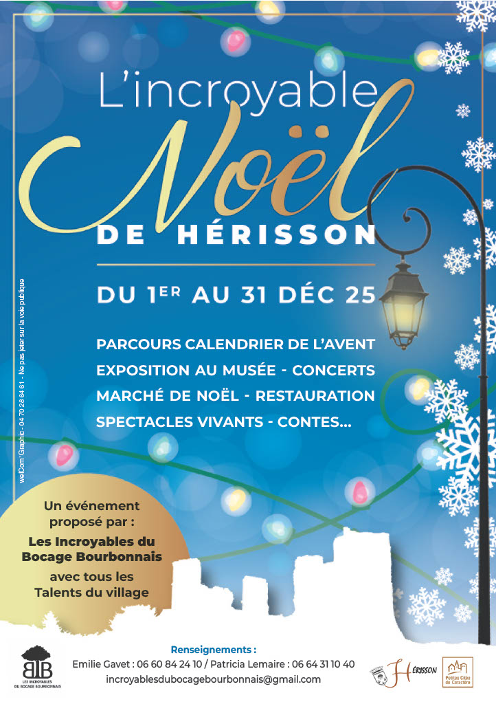 flyer L INCROYABLE NOEL DE HERISSON
